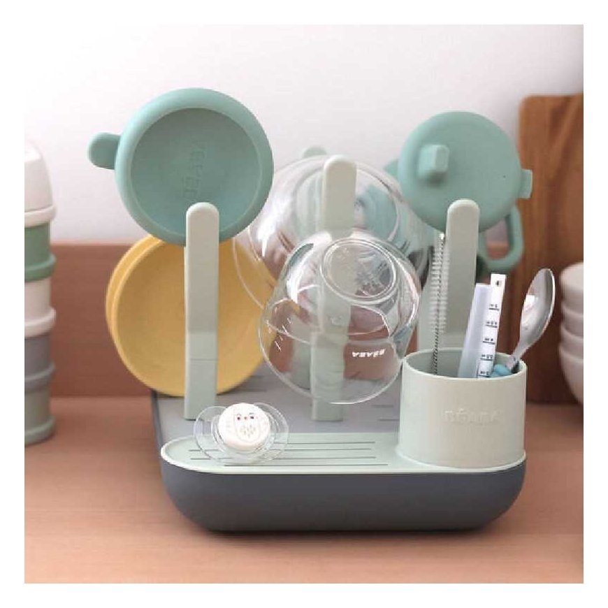 BEABA DRYER FOR BOTTLES AND ACCESSORIES FOREST MISTY/MINERAL – 3