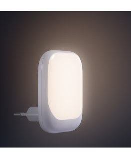 Fuj:tech Compact Lumina -yövalaisin hämäräkytkimellä, 2 kpl, valkoinen