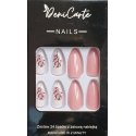 Pink Deni Carte Tipsy - sztuczne paznokkie, set of 24 pcs, different wzory - Pink White | Różowo-White Pink Deni Carte Tipsy - sztuczne paznokkie, set of 24 pcs, different wzory - Pink White | Różowo-White