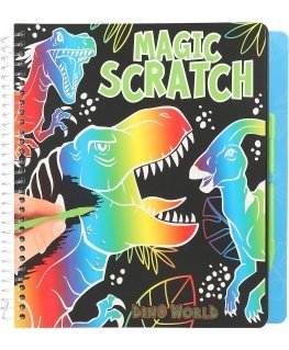 Dino World Scratch Book