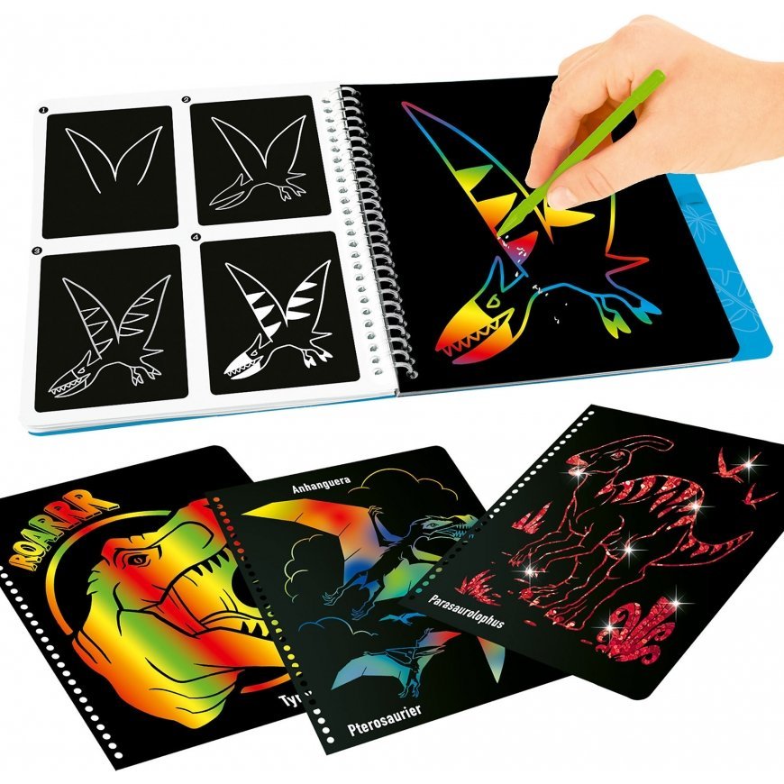 Dino World Scratch Book – 4