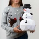 Beldizart WIZARDI 3D Paper Craft Models Snowman PP-2SNO-WHI Beldizart WIZARDI 3D Paper Craft Models Snowman PP-2SNO-WHI