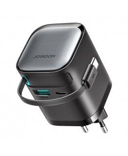 Power charger with retractable cable 65W Joyroom TCL02 GaN