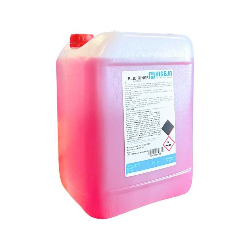 Higeja Dishwashing liquid for dishwashers BLIC Rinse 10L
