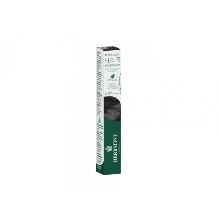 Herbatint Hair Touch Up - tymczasowy korektor do odrostów 10ml, skirtingos spalvos - Juodas | Juodas
