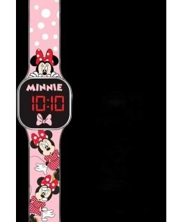 Kids Licensing Minnie Mouse LED Clock