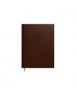 Timer Calendar CHANCELLOR Day 2024, PU, dark brown