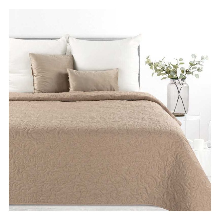 Eurofirany CHON / LINAS / 4 / BEIGE 220X240 BEIGE Lovatiesė