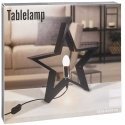 Christmas Decoration Wooden table lamp with a star 36.5x5.5x34.5 cm Christmas Decoration Wooden table lamp with a star 36.5x5.5x34.5 cm