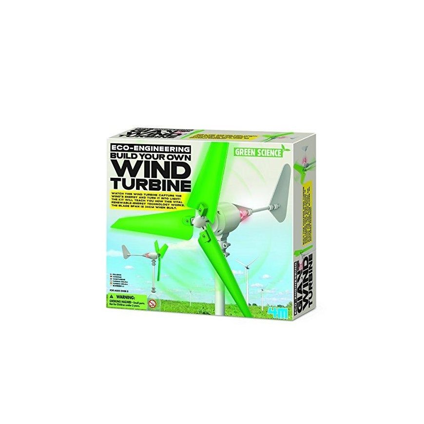4M Green SCIENCE Set "Wind Turbine" – 3