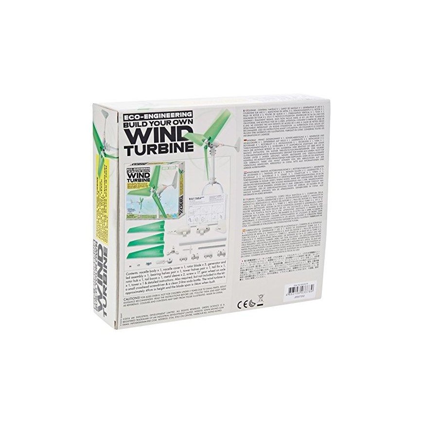4M Green SCIENCE Set "Wind Turbine" – 4
