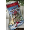 Dimensions Christmas sled socks D08819 Dimensions Christmas sled socks D08819