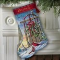 Dimensions Christmas sled socks D08819 Dimensions Christmas sled socks D08819
