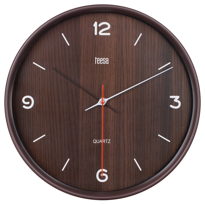 Teesa Wall clock 30 cm dark brown – 3