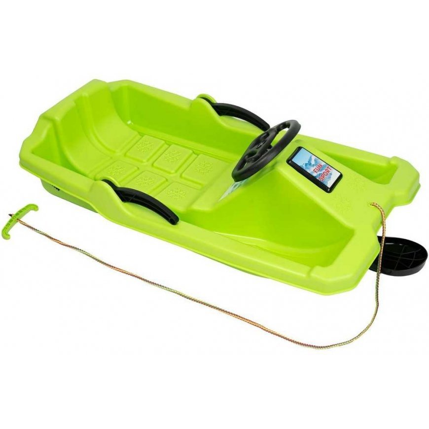 Enero Rogutės PLASTIKOWE Z HAMULCEM I KIEROWNICĄ ADAŚ 84x43x25CM ZIELONE – 2