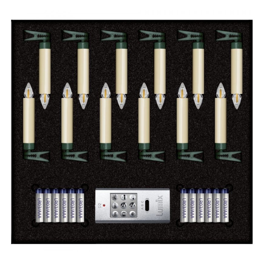 Krinner Lumix Superlight Flame Mini Ivory 12 pcs. Set – 2