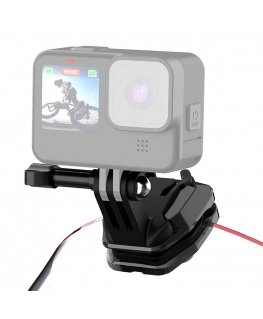 Motorcycle Windshield Mount Clip PULUZ for Action Cameras (Black)