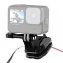 Motorcycle Windshield Mount Clip PULUZ for Action Cameras (Black) Motorcycle Windshield Mount Clip PULUZ for Action Cameras (Black)