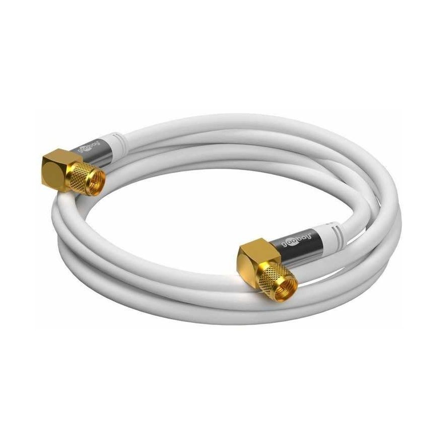 FF SAT antenos jungtis Baltas Angle Goobay 10m – 3
