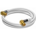 FF SAT antenos jungtis Baltas Angle Goobay 10m FF SAT antenos jungtis Baltas Angle Goobay 10m