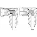 FF SAT antenna connector White Angle Goobay 10m FF SAT antenna connector White Angle Goobay 10m
