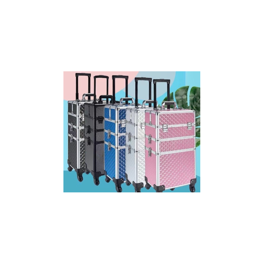 ATL CA19C Dėklas ant ratų 3in1 61x36x25 rožinis