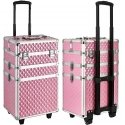 ATL CA19C Dėklas ant ratų 3in1 61x36x25 rožinis ATL CA19C Dėklas ant ratų 3in1 61x36x25 rožinis