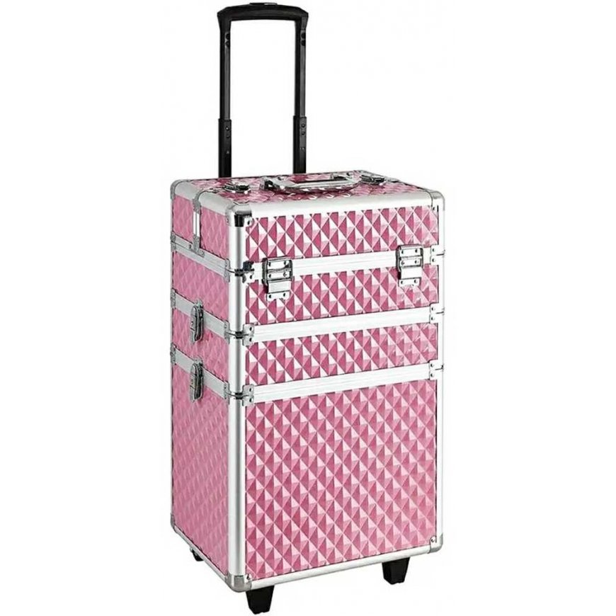 ATL CA19C Dėklas ant ratų 3in1 61x36x25 rožinis – 3