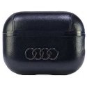 Case Audi Leather Big Logo AirPods Pro 2 cover black/black AU-APP2-GT/D3-BK Case Audi Leather Big Logo AirPods Pro 2 cover black/black AU-APP2-GT/D3-BK