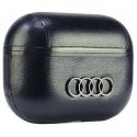Dėklas Audi Leather Big Logo AirPods Pro 2 cover juoda/juodas AU-APP2-GT/D3-BK Dėklas Audi Leather Big Logo AirPods Pro 2 cover juoda/juodas AU-APP2-GT/D3-BK