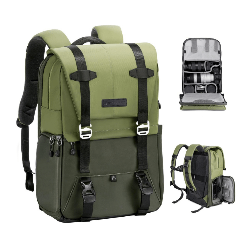 Kampf K&F Concept Urban Wander 20 l photo backpack - žalias – 2