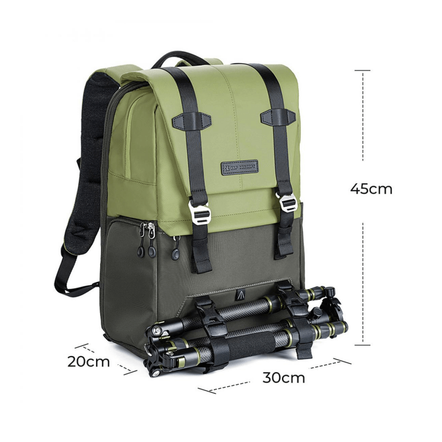 Kampf K&F Concept Urban Wander 20 l photo backpack - green – 3