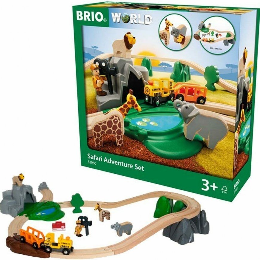 BRIO RAILWAY Safari Adventure Set, 33960 – 2
