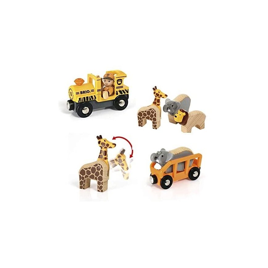 BRIO RAILWAY Safari nuotykių rinkinys, 33960 – 4