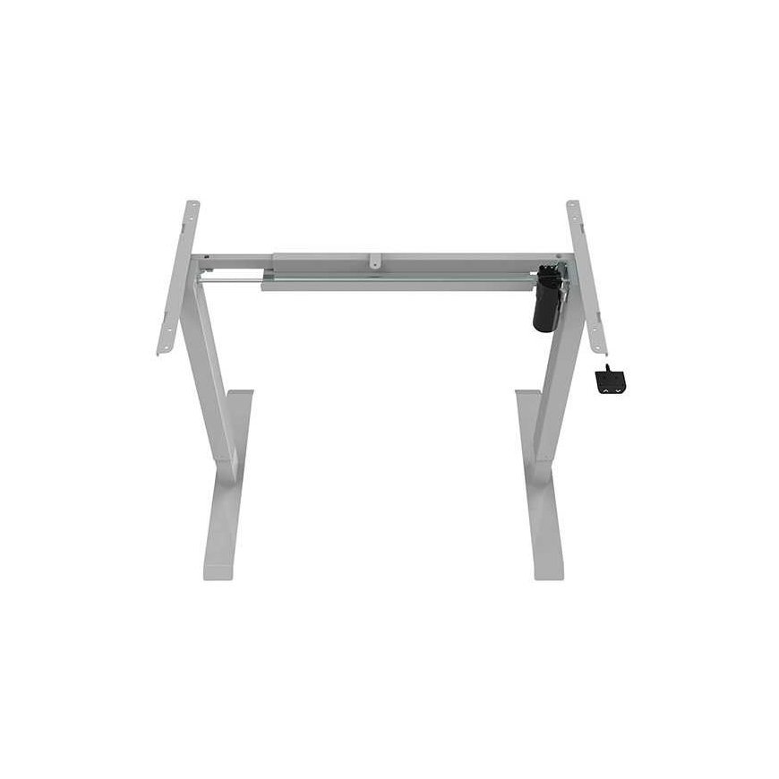 Desk, electrically adjustable, 75x120cm, regulacja rozstawu 500mm, gray, 70 kg nośność, ergo – 5