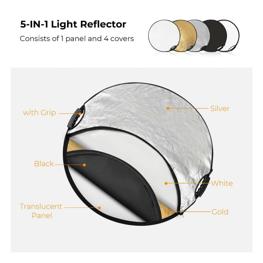 Kampf K&F 5-In-1 Circular Reflector Kit -60cm – 3