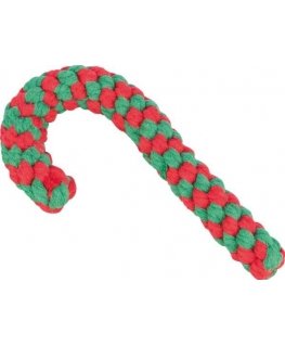 Trixie Xmas Playing Rope Candy cane, rope, 19 cm