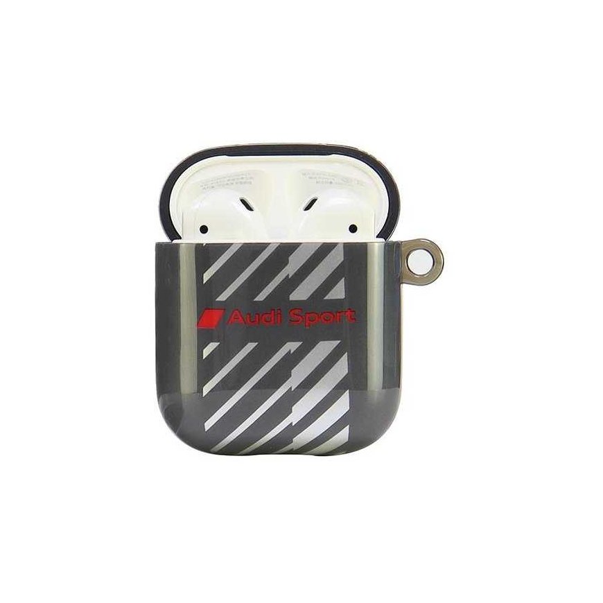 Dėklas Audi IML Sport AirPods 1/2 cover juoda/ juodas AUS-IMLAP-RSQ/D1-BK – 2