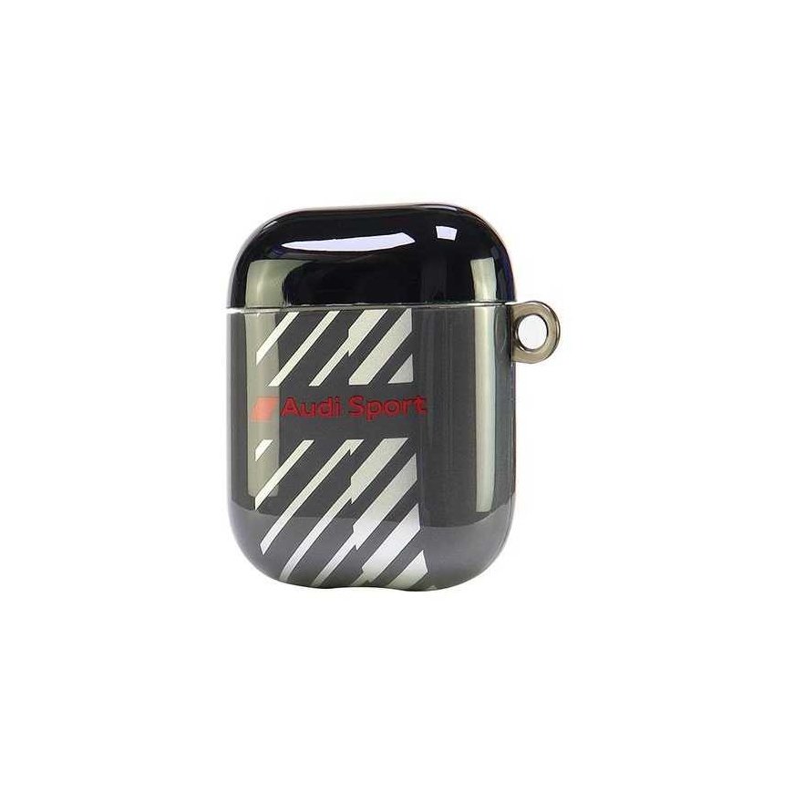 Case Audi IML Sport AirPods 1/2 cover black/ black AUS-IMLAP-RSQ/D1-BK – 3
