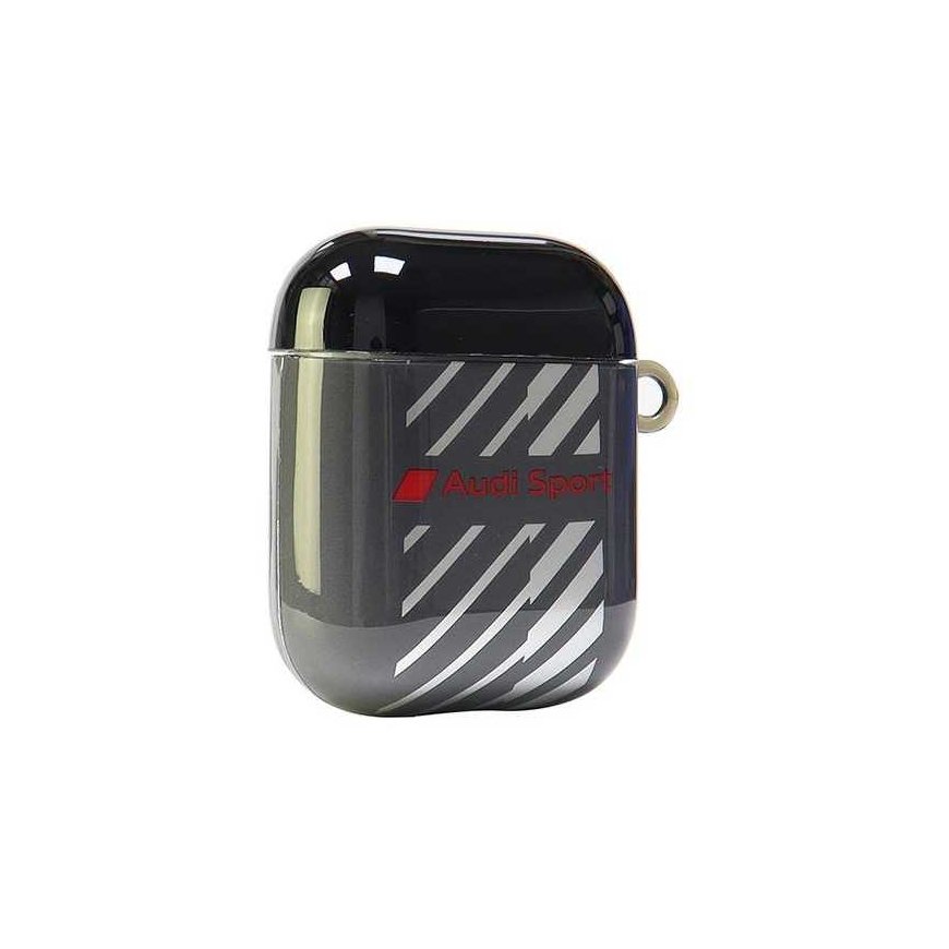 Dėklas Audi IML Sport AirPods 1/2 cover juoda/ juodas AUS-IMLAP-RSQ/D1-BK – 4