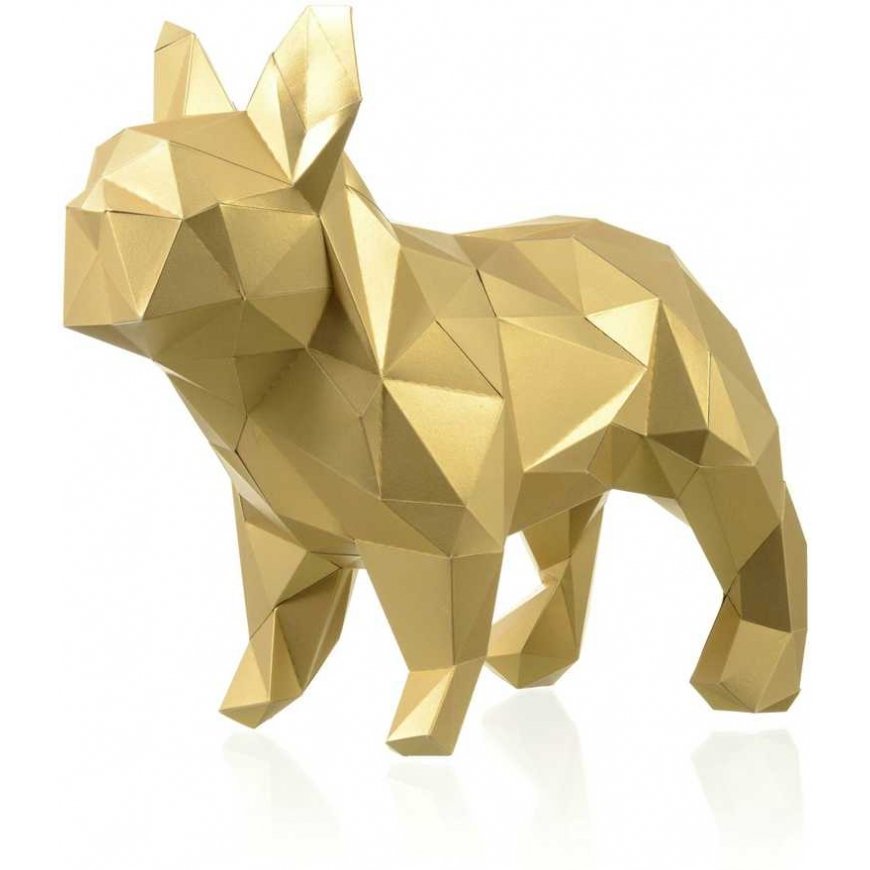 Beldizart „Wizardi 3D Papercraft Kit Bulldog“ PP-2BMA-GLD