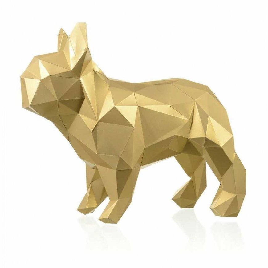 Beldizart „Wizardi 3D Papercraft Kit Bulldog“ PP-2BMA-GLD – 5
