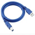 RoGer USB 3.0 A-plug AM-BM Printer Cable 1.5m Blue RoGer USB 3.0 A-plug AM-BM Printer Cable 1.5m Blue