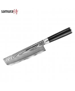 Samura DAMASCUS Universāls virtuves Nakiri nazis 167mm no AUS 10