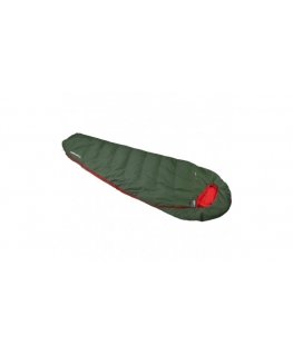 High Peak mummy sleeping bag Pak 600 ECO (dark green/red)