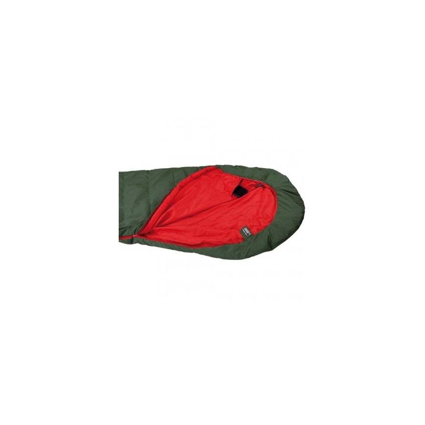 High Peak mummy sleeping bag Pak 600 ECO (dark green/red) – 2