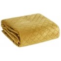 Decorative bedspread 220x240 Ariel mustard velor Eurofirany Decorative bedspread 220x240 Ariel mustard velor Eurofirany