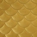 Decorative bedspread 220x240 Ariel mustard velor Eurofirany Decorative bedspread 220x240 Ariel mustard velor Eurofirany