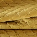 Decorative bedspread 220x240 Ariel mustard velor Eurofirany Decorative bedspread 220x240 Ariel mustard velor Eurofirany
