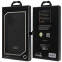 Audi Silicone case for iPhone 16 6.1" black/black hardcase AU-LSRIP16-Q3/D1-BK